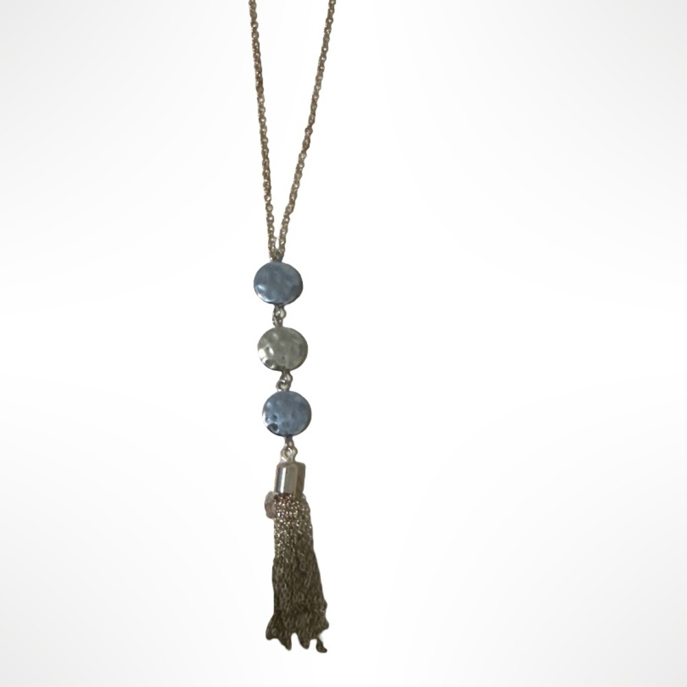 Banana Republic green and gold Beaded Necklace